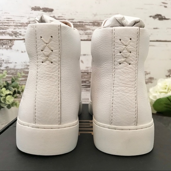NEW Frye Lena Zip High Italian Leather Sneaker - Picture 13 of 16